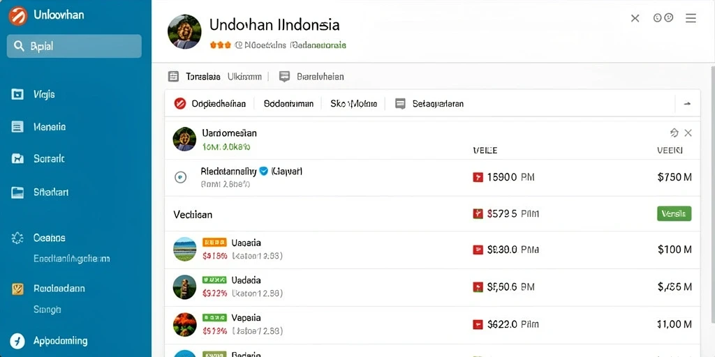 Antarmuka menarik dan mudah dinavigasi.