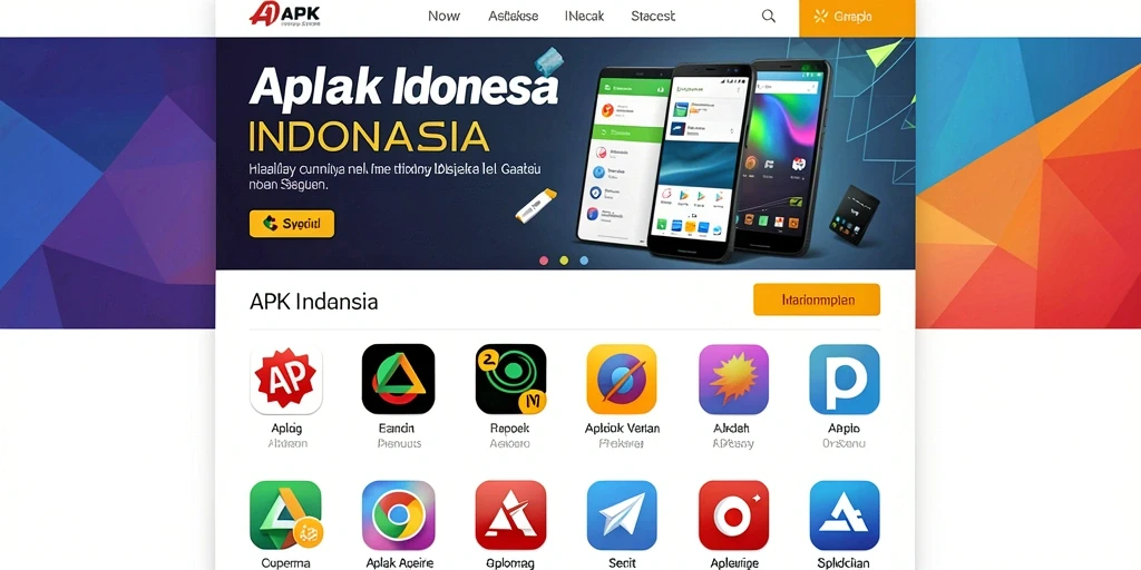 Tampilan home screen yang menarik dan interaktif.