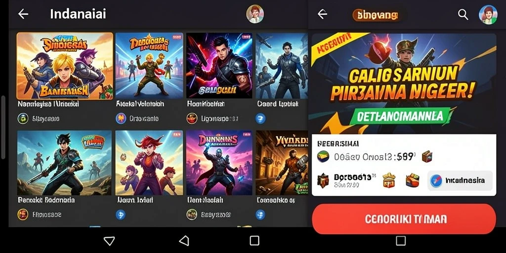 Screenshot menunjukkan karakter utama dalam aksi.