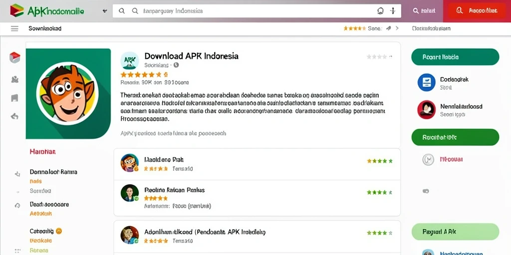 Tampilan menu utama yang menarik dan mudah dinavigasi.