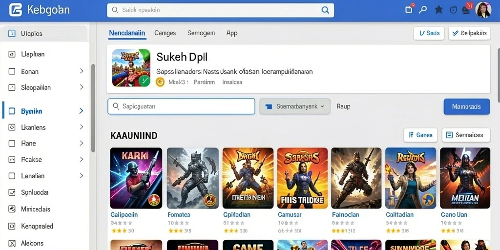 Tampilan antarmuka yang intuitif dan menarik.