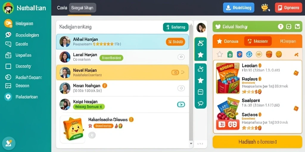 Tampilan antarmuka yang user-friendly.