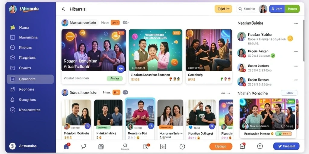 Tampilan antarmuka yang menarik dan user-friendly.